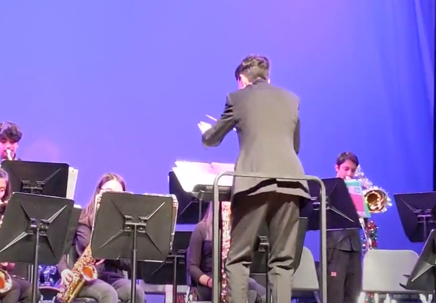 A beautiful image of Umberto conducting